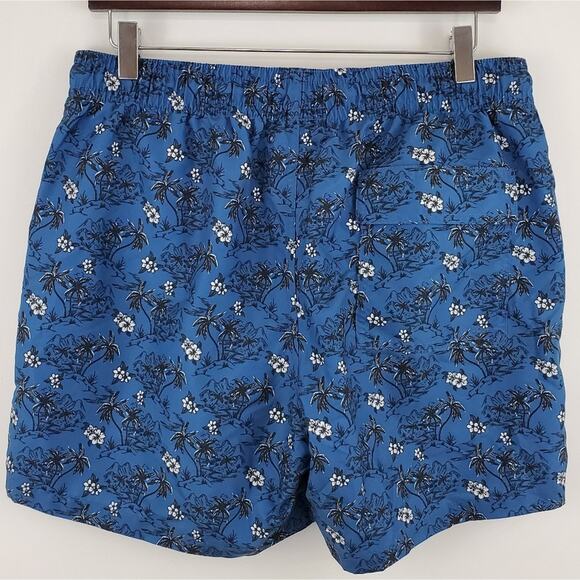 Slate & Stone Blue Volcano Island Swim Shorts - Picture 2 of 4